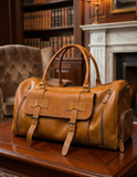 Leather Duffel Bag for Travel