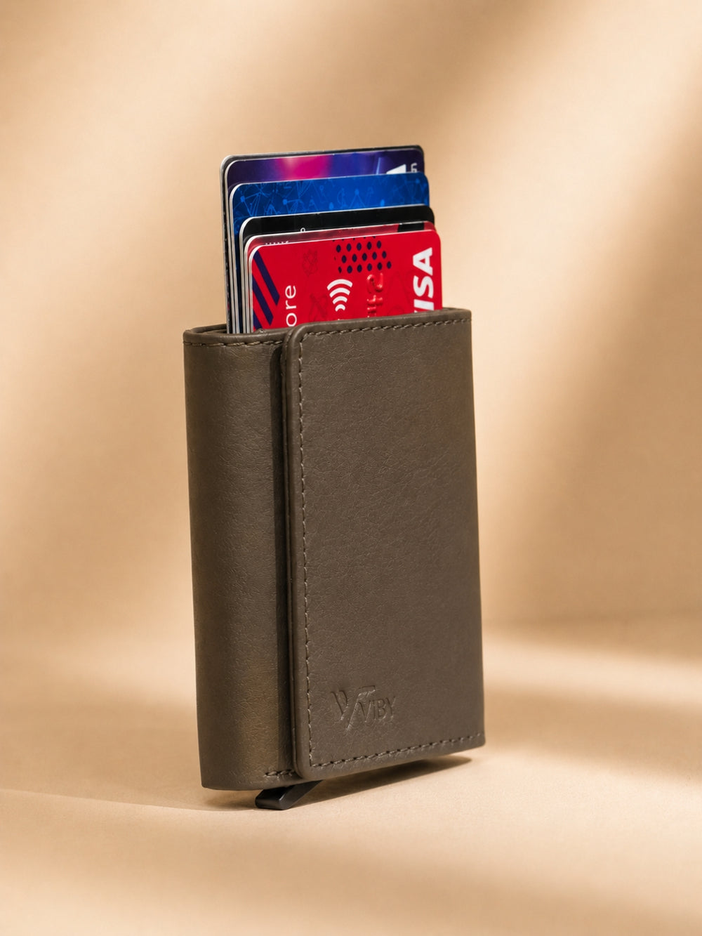 Pop-Up Three Fold Wallet green