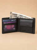 Croco Braid Stich wallet black