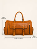 leather duffel bag