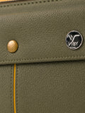 Slim Textured Clutch green