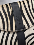 Wristlet Envelope Clutch white and black