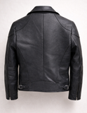 Classic Black Leather Biker Jacket