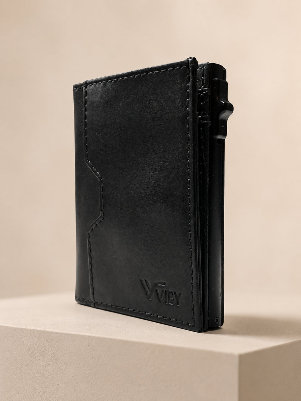 black Pop-Stack Pop-up Wallet