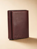 Pop-Up Three Fold Wallet brown