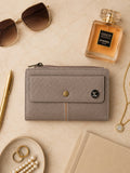 Slim Textured Clutch grey