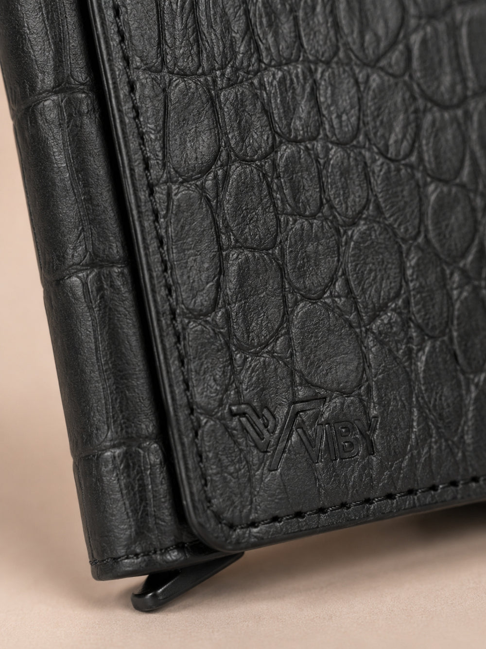 Pop-Up Three Fold Wallet black
