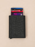 Pop-Up Three Fold Wallet black