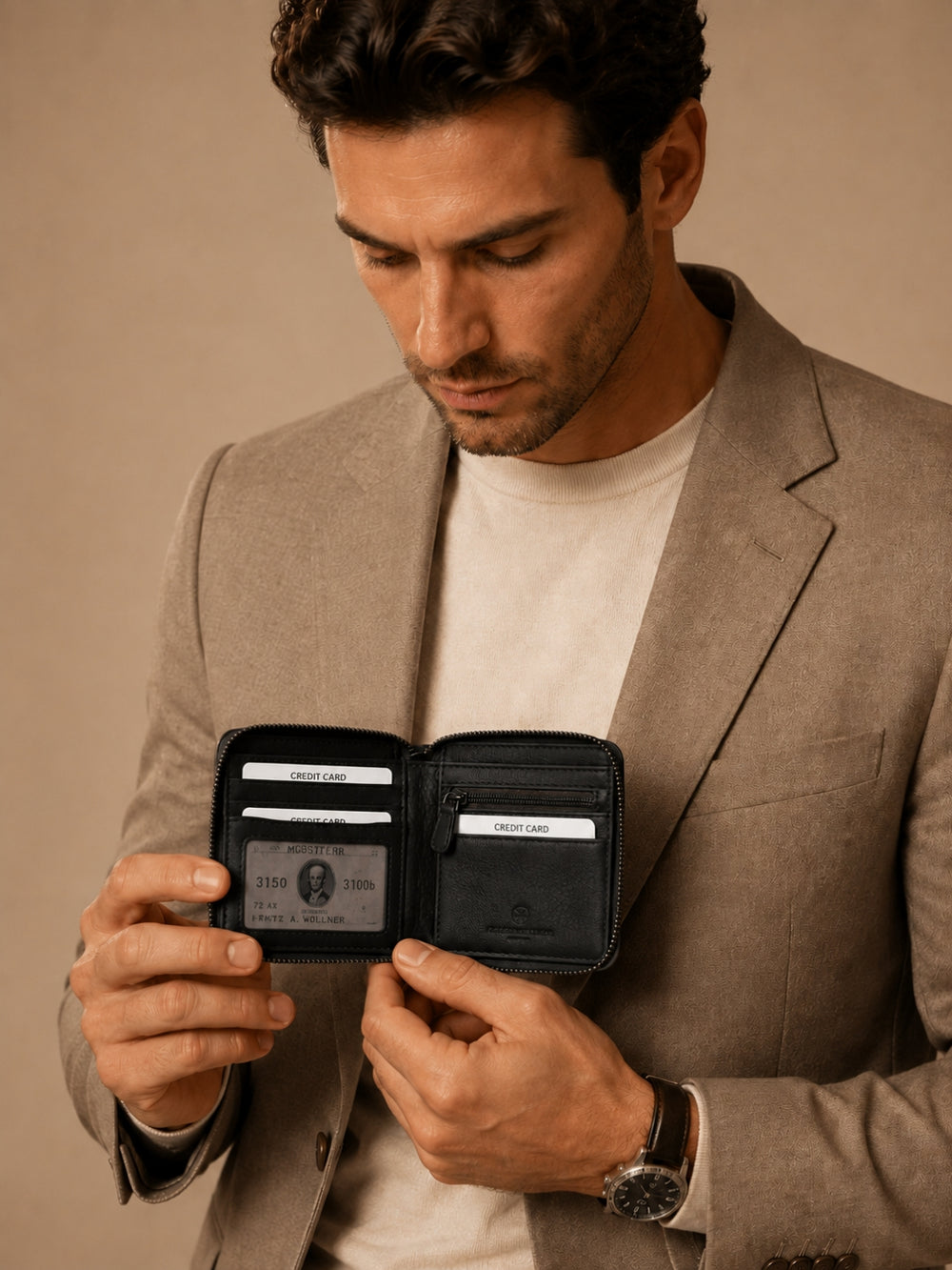 Zipper Wallet black
