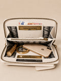 Studded Phone Wallet white
