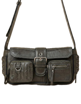 Premium Genuine Leather Sling Bag for Women – Olive Green