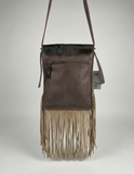 Handcrafted Leather Fringe Sling Bag