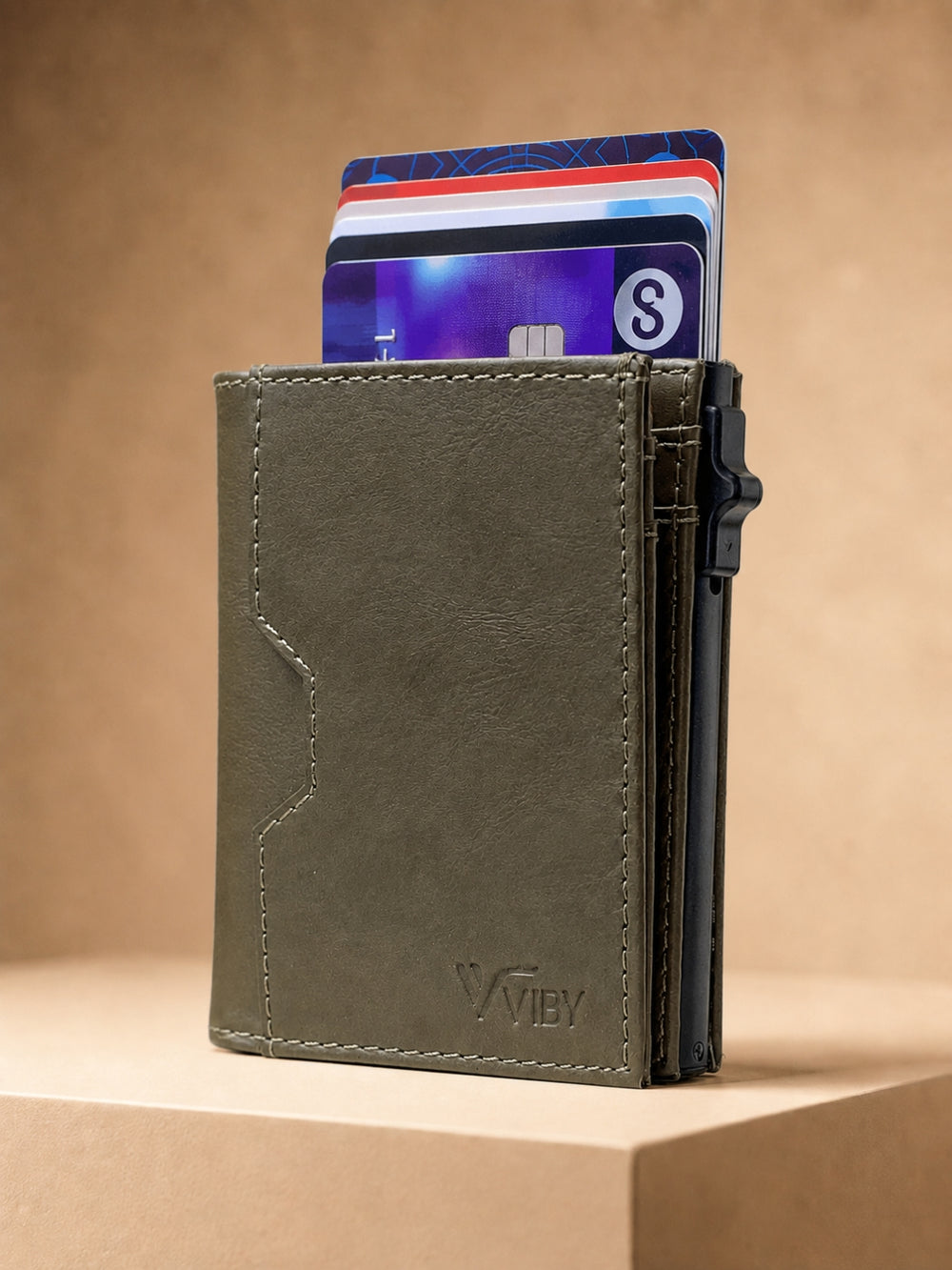 green Pop-Stack Pop-up Wallet