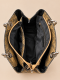 Sienna Python Texture Leather Handbag