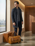 Leather Duffel Bag for Travel
