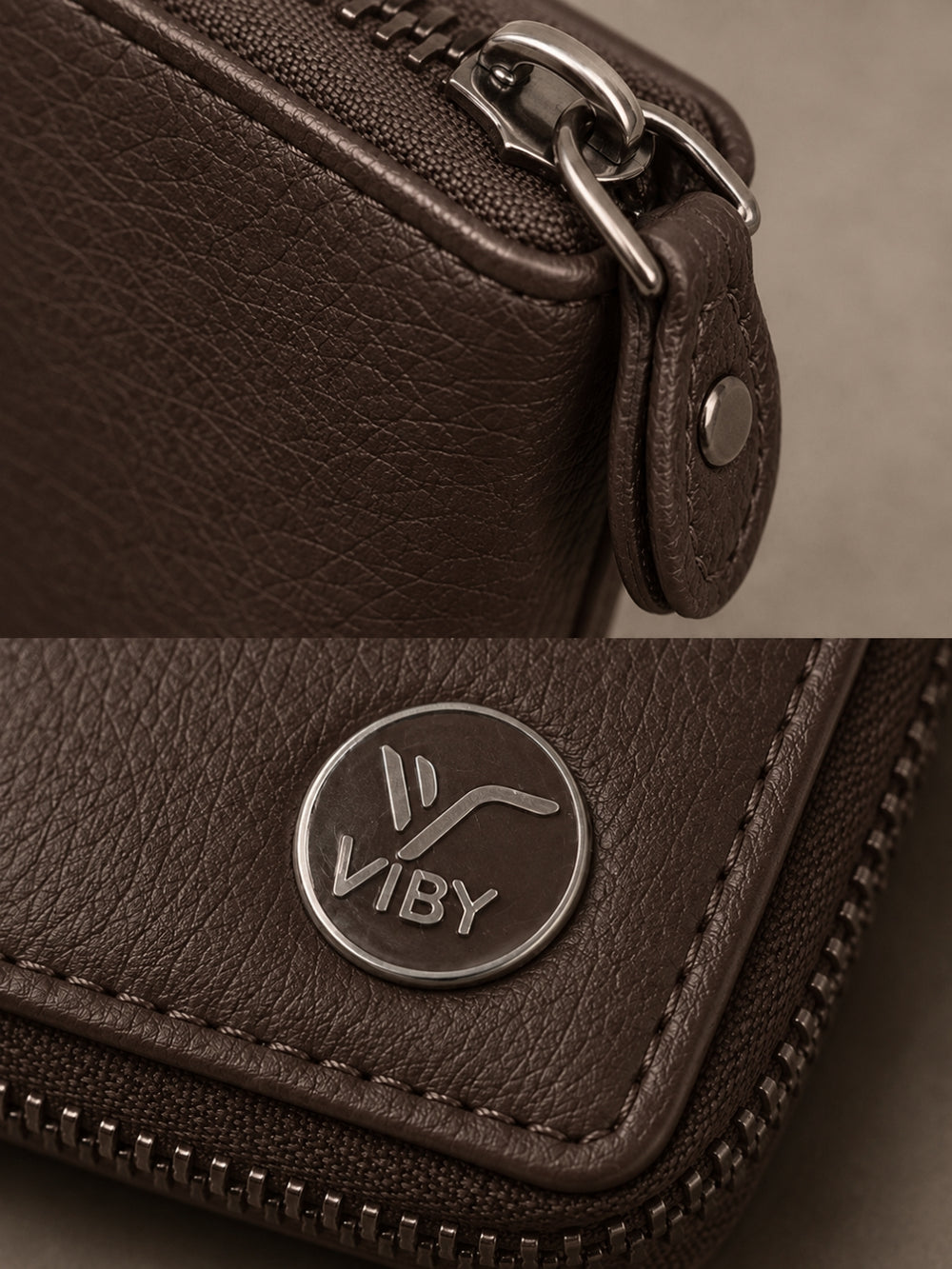 Zipper Wallet brown
