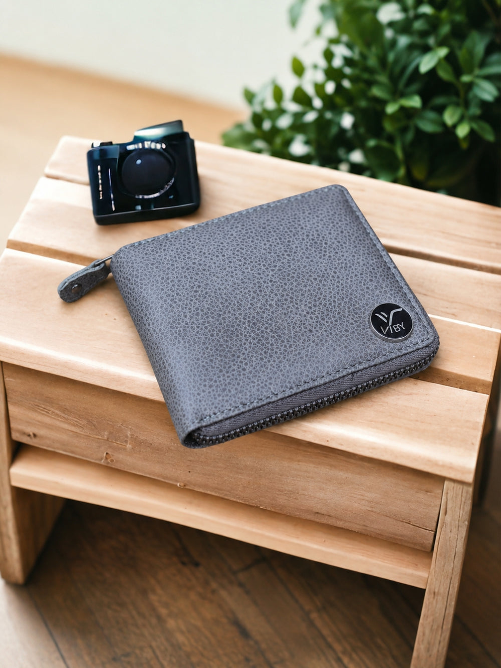 Zipper Wallet grey