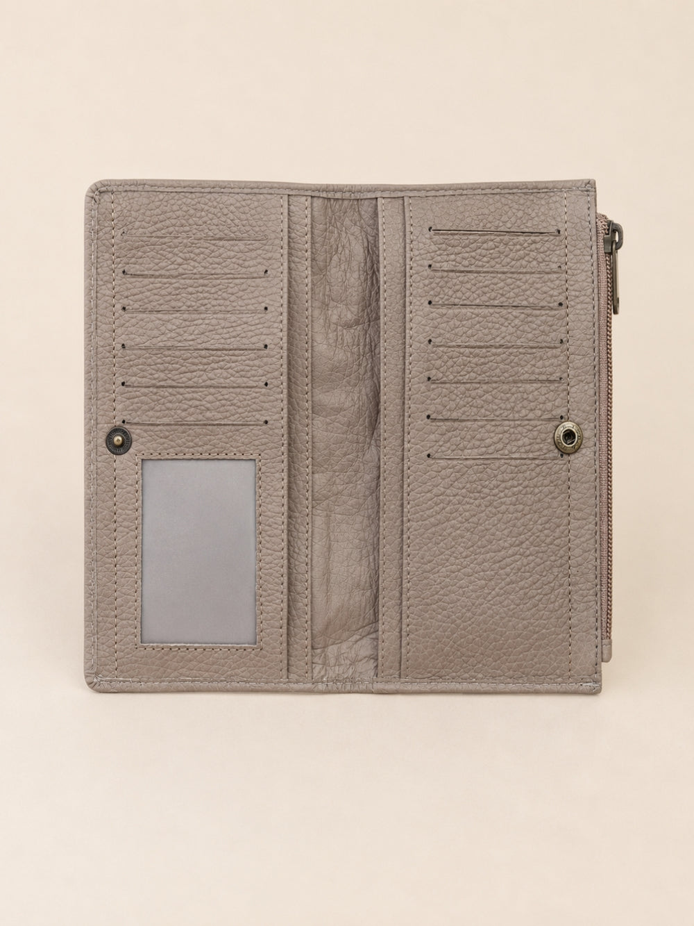 Slim Textured Clutch grey
