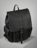 Black Leather Backpack