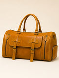 leather duffel bag