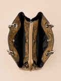 Sienna Python Texture Leather Handbag