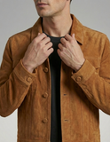Tan Suede Leather Jacket