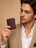 Brown Pop-Stack Pop-up Wallet