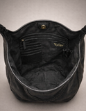 Braided Leather Tote Bag BLACK