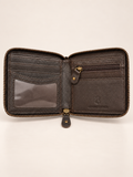 Brown Zipper Wallet for Men