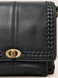 Black Braided Sling Bag