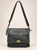 Black Braided Sling Bag