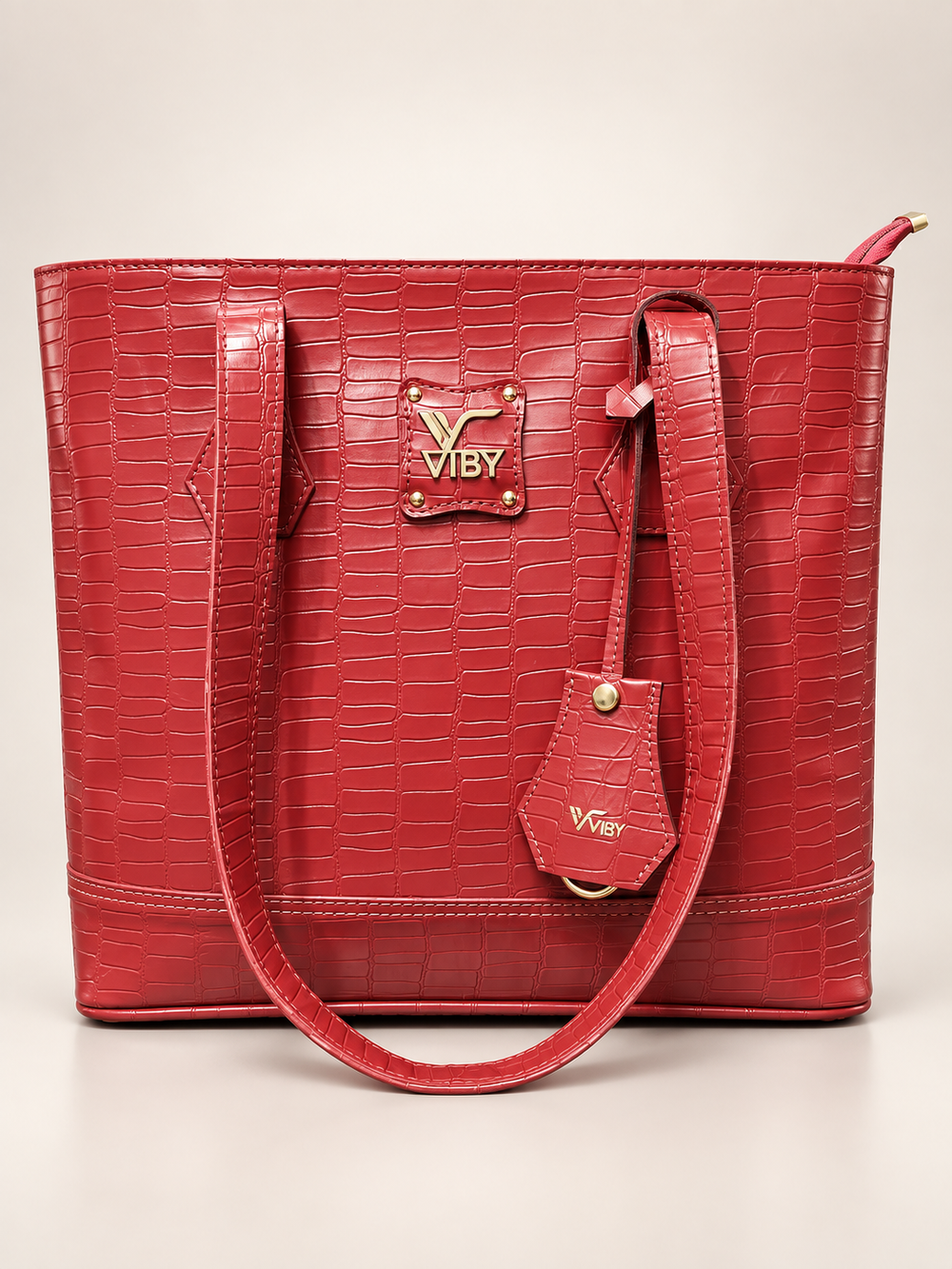 Red Croc Tote