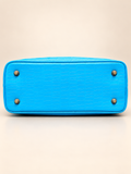 blue Croc Tote