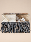 Hair-On Leather Fringe Sling Bag