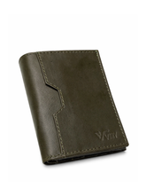 olive green wallet