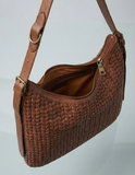 Handwoven Leather Shoulder Bag