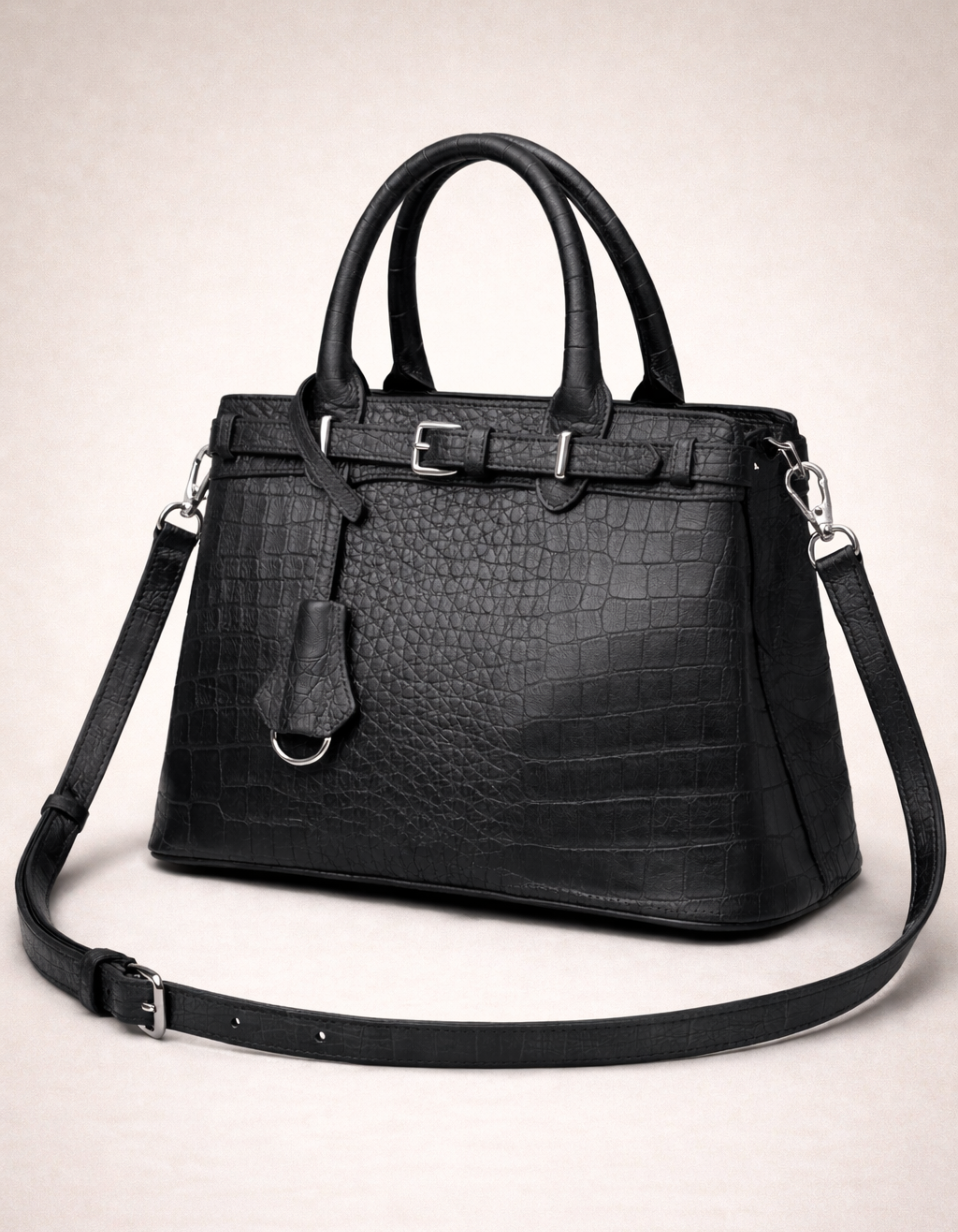 black handbag