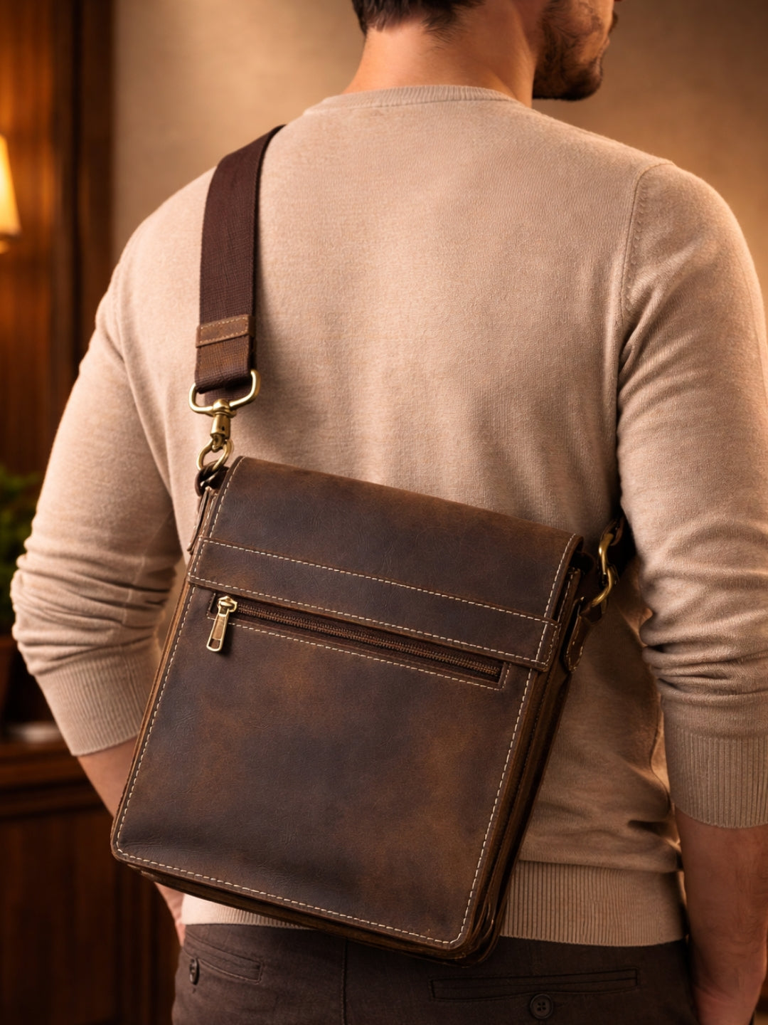 Men’s Rover Sling Bag brown