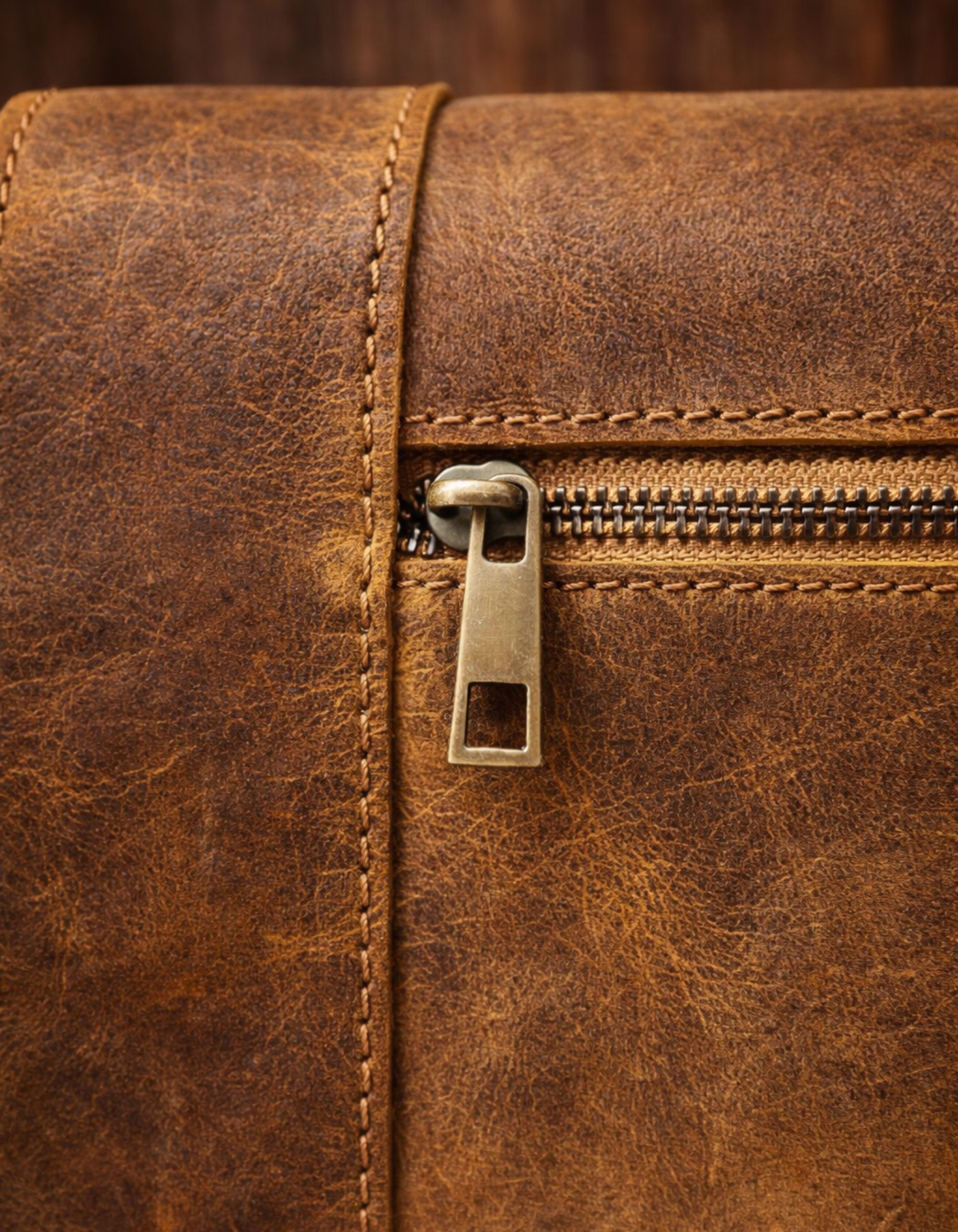 Classic Vintage Leather Sling Bag – Stylish Crossbody Travel Messenger Bag