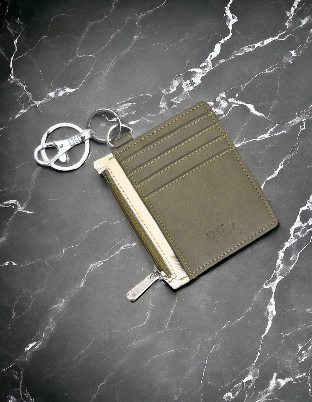 green keychain