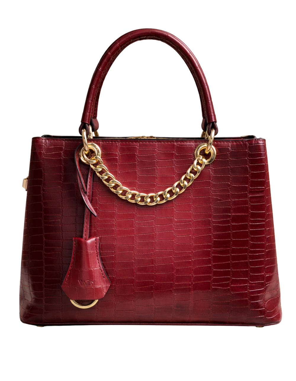 red handbag