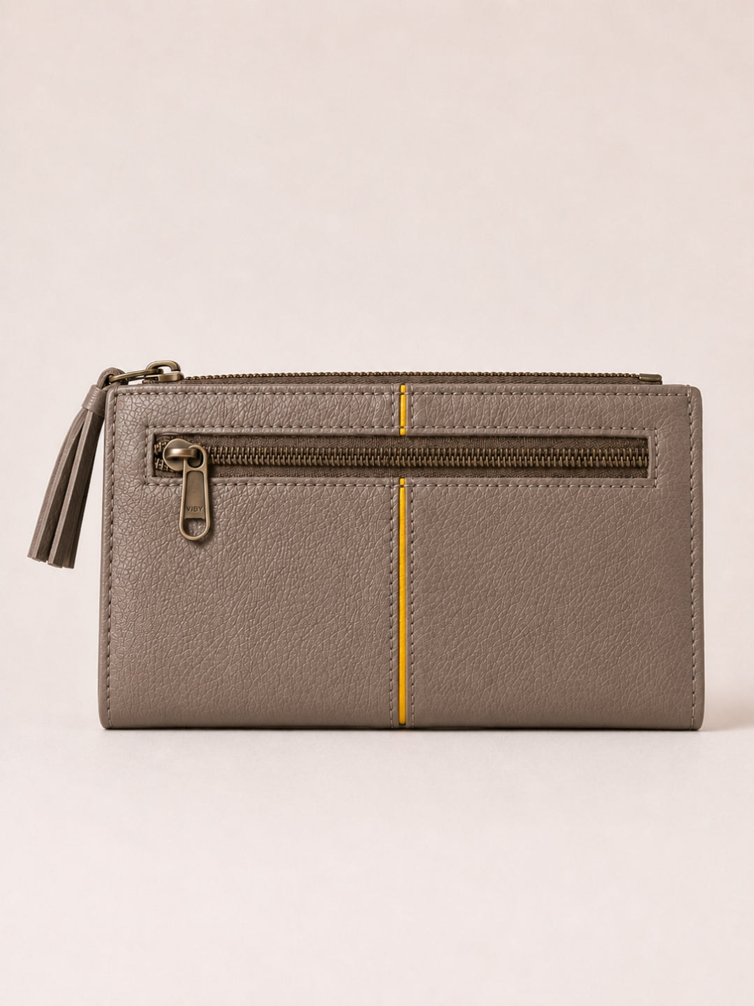  Slim Textured Clutch grey