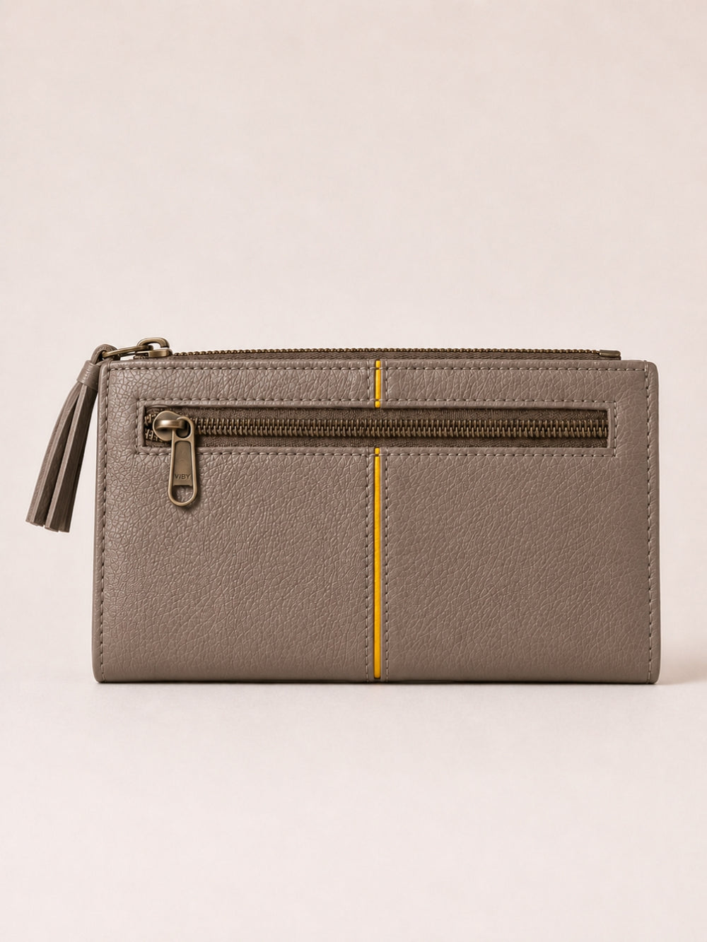  Slim Textured Clutch grey