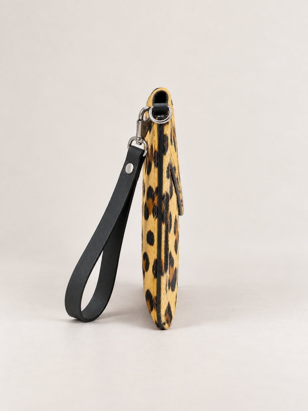 Wristlet Envelope Clutch yellow and black
