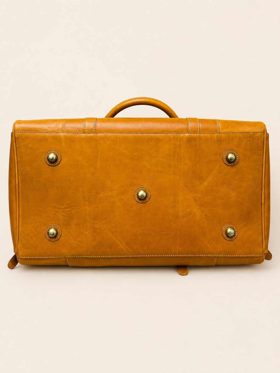 leather duffel bag