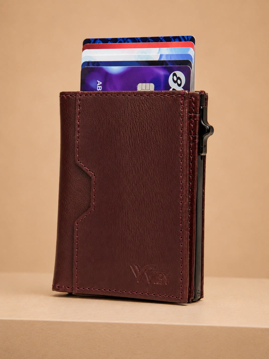 Brown Pop-Stack Pop-up Wallet