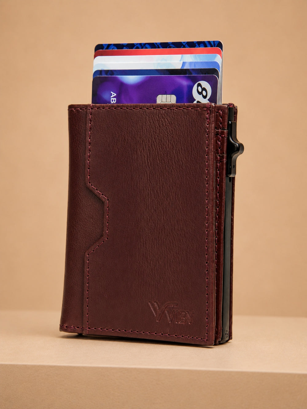 Brown Pop-Stack Pop-up Wallet