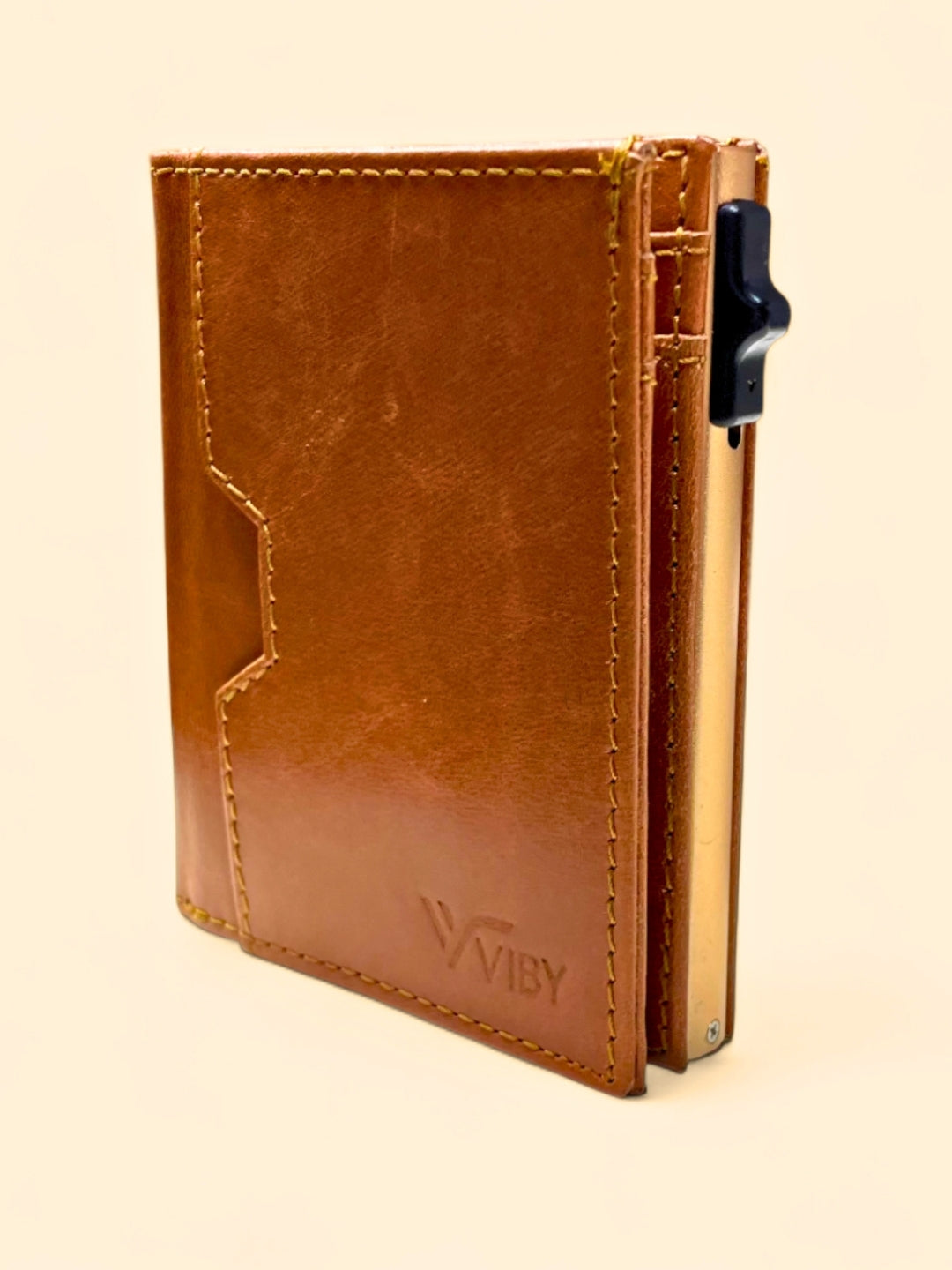 light Brown Pop-Stack Pop-up Wallet