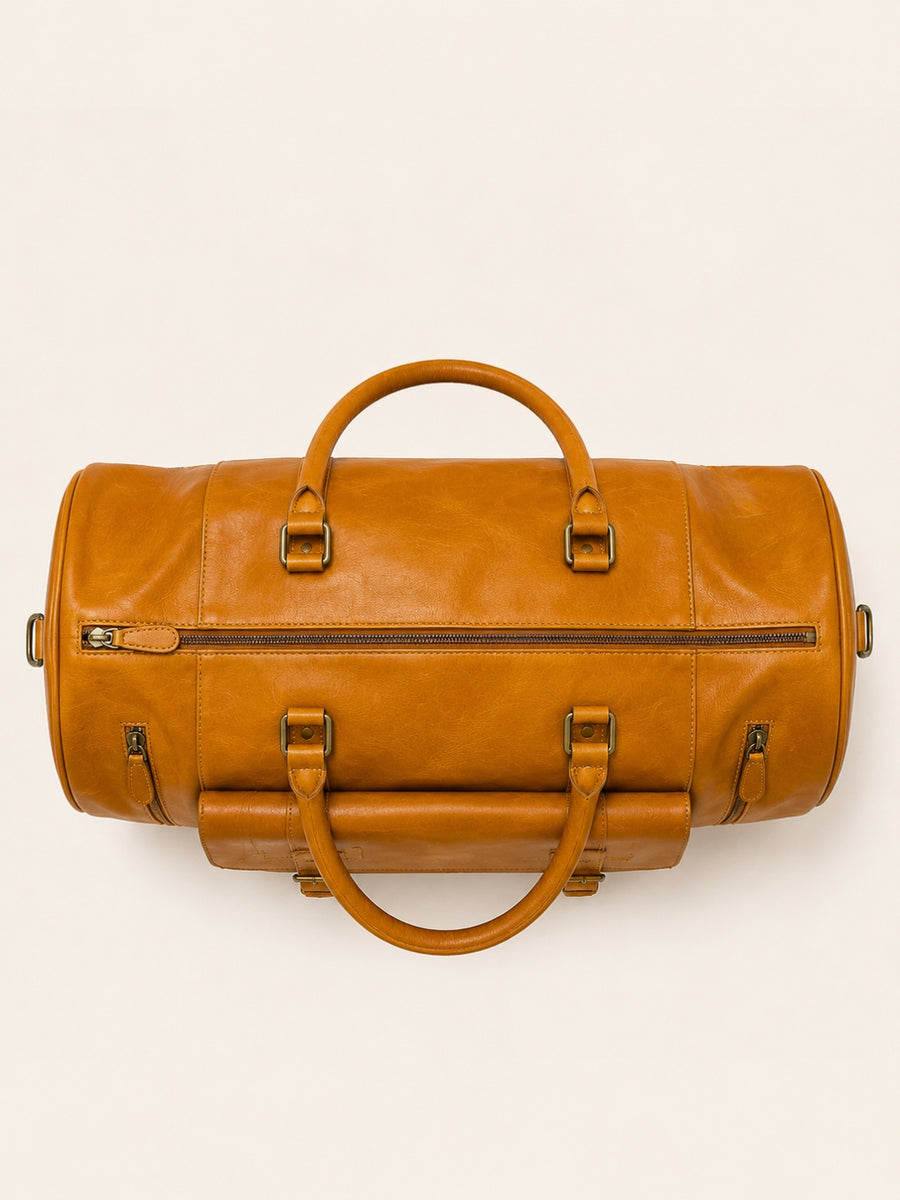 leather duffel bag