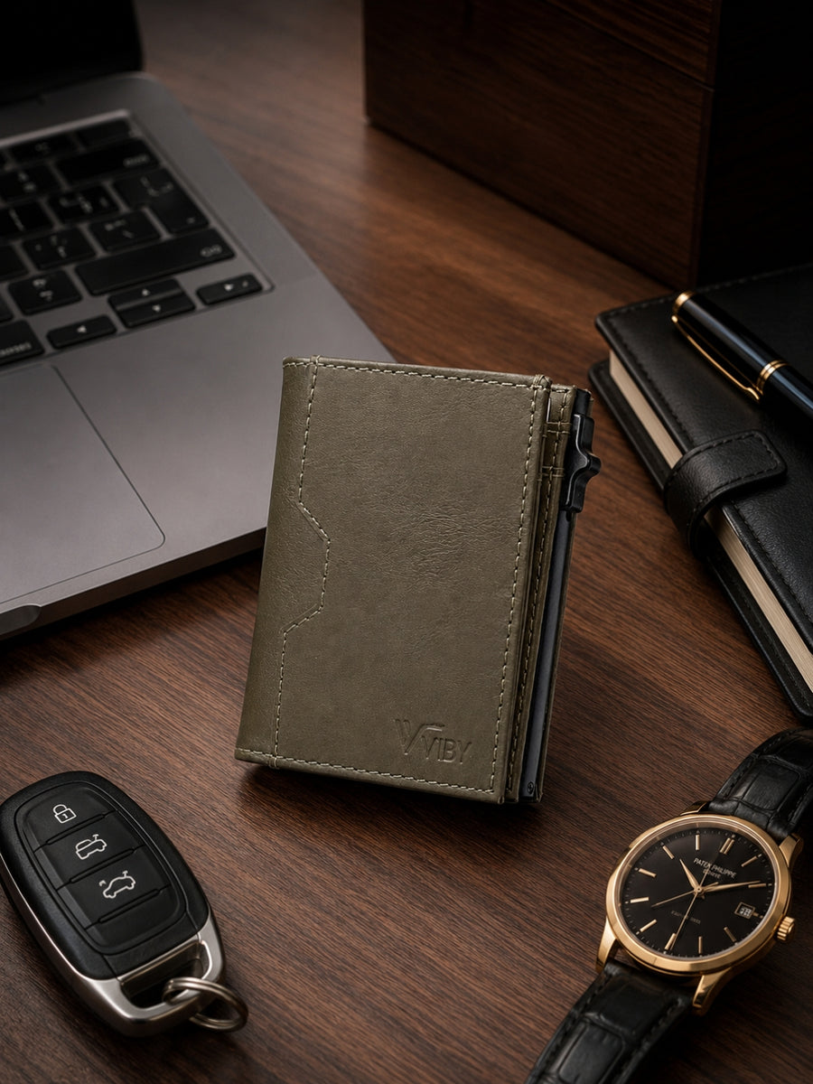 green Pop-Stack Pop-up Wallet